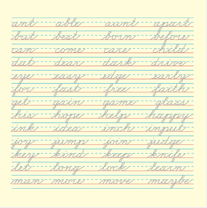 Clever Eli cursive set